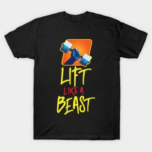 'Lift Like A Beast' Lover Fitness T-Shirt